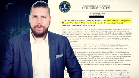 FBI Officially Deems Conspiracy Folk "Domestic Terror Threats" (Red Ice)