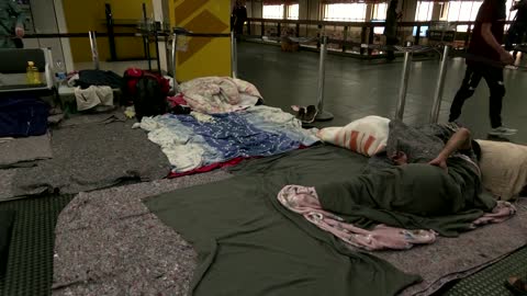 Afghan refugees camp out in Brazil airport seeking new life