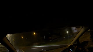 Night driving Southampton speedlapse 30th oct