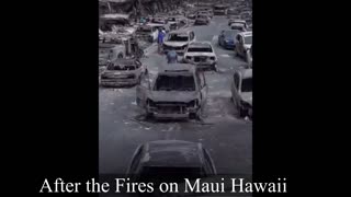 Aftermath of the Maui Fire’s in Hawaii