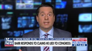Devin Nunes addresses claims that AG Barr lied to Congress