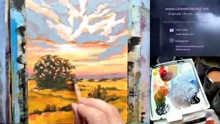 Golden Hills Painting Time Lapse