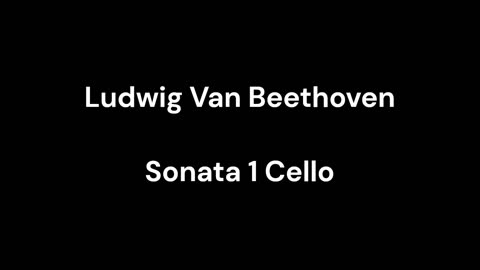 Sonata 1 Cello