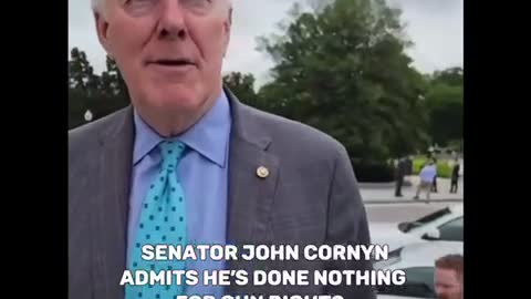 Senator John Cornyn admits he’s done nothing for gun rights.