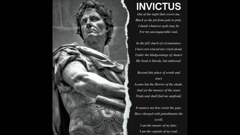 Invictus - Poem by Ernest Henly (Morgan Freeman Voice - Pitched Down Dark Version)
