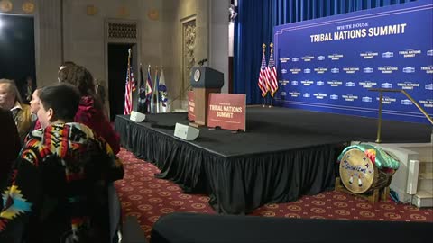 Biden delivers remarks at the White House Tribal Nations Summit