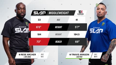 Power Slap 1: Rese Archer vs Travis Aragon | Prelims