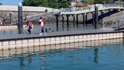 Luggage And Passengers Get Soaked During Bali Crossing