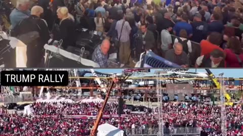 trump rally vs biden rally