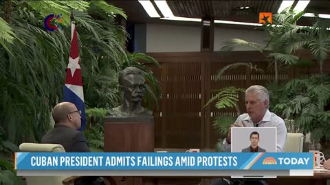 Cuba's president admits failing Amid protest