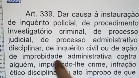 Código Penal Art.339 - Sugestão para Usar Contra Diretores e Reitores