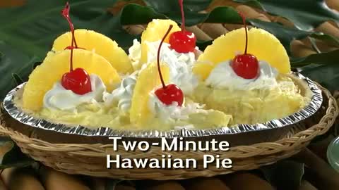 Two Minute Hawaiian Pie