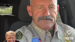 California Sheriff, Chad Bianca — It’s time to put a Felon in the White House” 💥💥💥