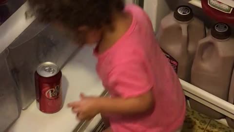 Tatum being Mom's big helper