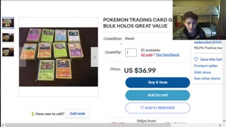 The Search For Deals On Pokemon Trading Card Lots On eBay On 11-14-2021