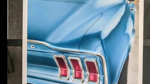 1967 mustang airbrush picture
