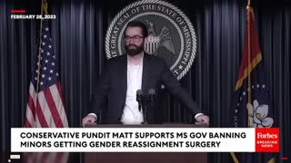 Tennesse-Matt Walsh on banning minors in getting gender re-assignment surgery 28-02-23