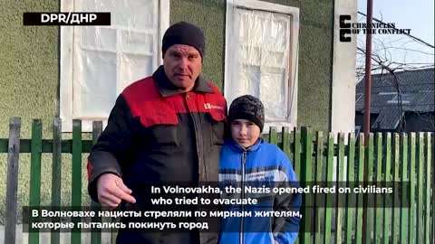 Residents of Volnovakha on how the paramilitary units fired on civilians