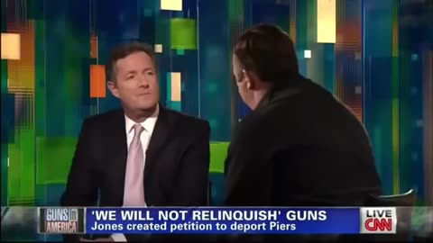 Alex Jones vs Piers Morgan On Gun Control - CNN [7th Jan 2013]