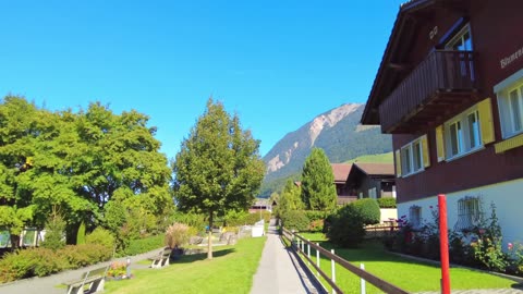 ‍♀️ Lungern Village Walking Tour | A Walk Through Switzerland's Beauty #LungernLake