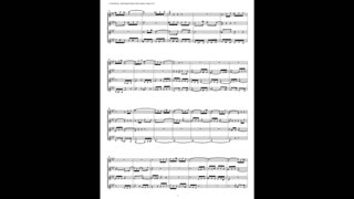 J.S. Bach - Well-Tempered Clavier: Part 2 - Fugue 11 (Clarinet Quartet)