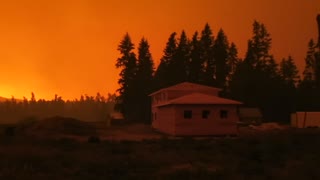 White Rock Lake Fire from Otter Lake