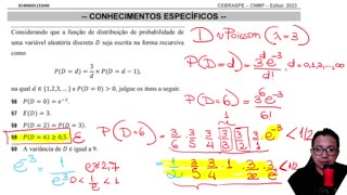 Concurso CNMP Cespe/Cebraspe-2023 - Probabilidade