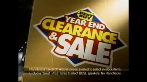 December 25, 1997 - Year End Clearance Sale at Best Buy