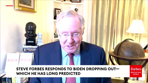 Biden Drops Out—This Is The Shocking Thing He'll Do If Michelle Obama Takes On Harris: Steve Forbes