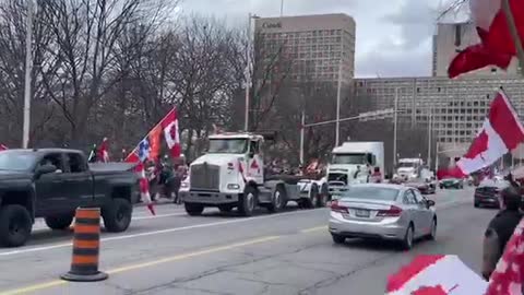 A Freedom Convoy From Quebec City Is en Route to Ottawa, Canada