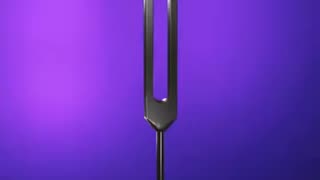 3D Mid Ohm 136.1Hz weighted tuning fork (with 136.1Hz tone & music)