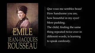 (1 of 3) EMILE By Jean-Jacques Rousseau. Audiobook, full length