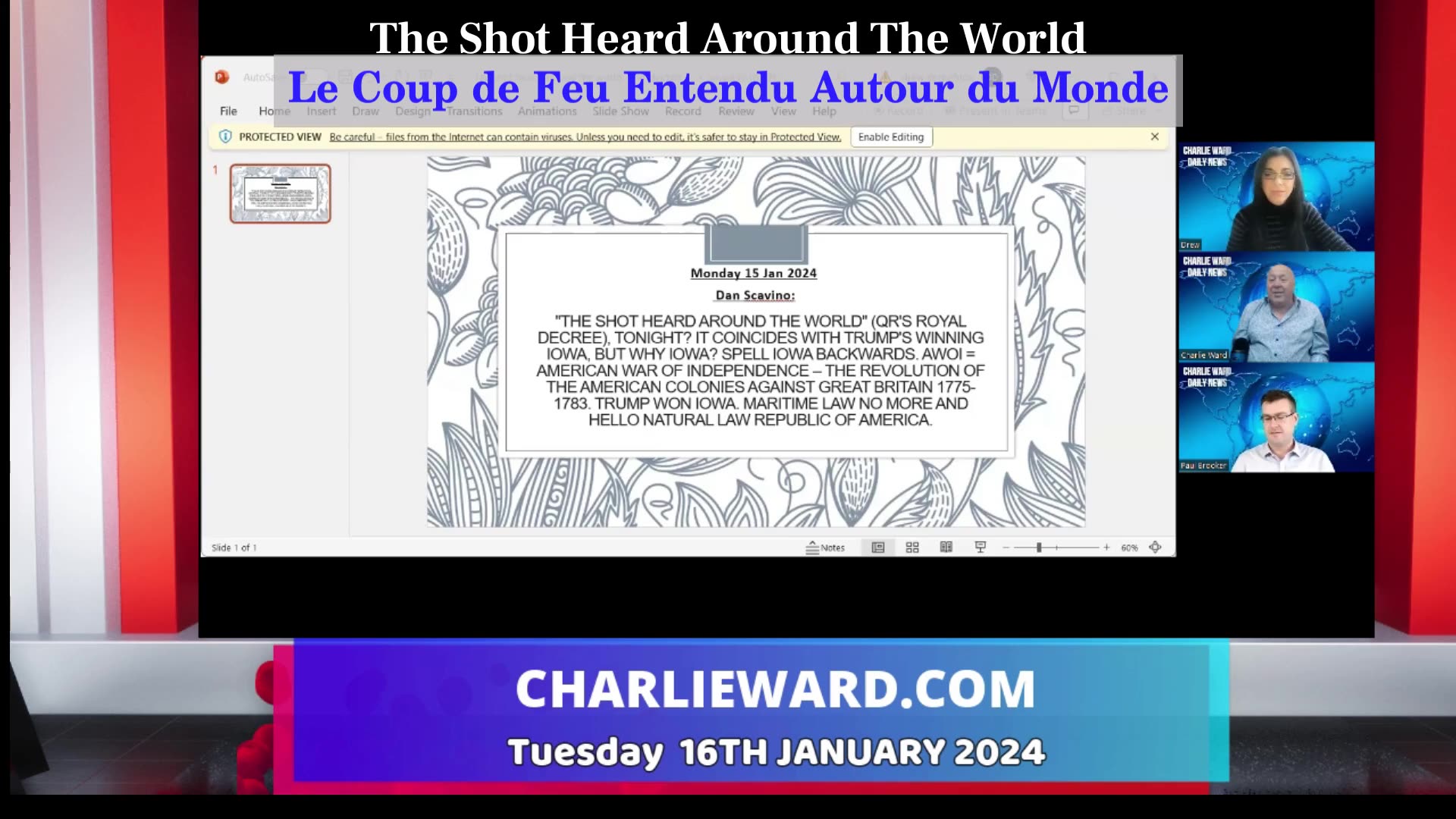 The Shot Heard Round The World