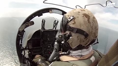 US AV-8B Harrier II Showing its Insane Vertical Capability Over Water