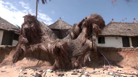 The Ivorian resort where the ocean washes away livelihoods