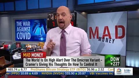 CNBC's Jim Cramer Calls For The Military To Forcibility Vaccinate The Masses