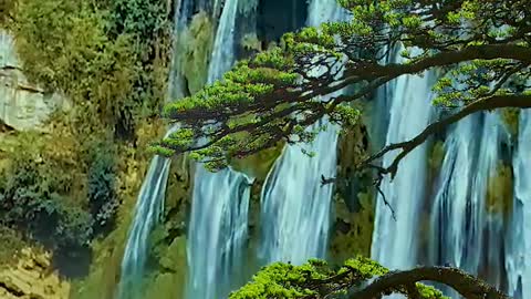 Scenery waterfall