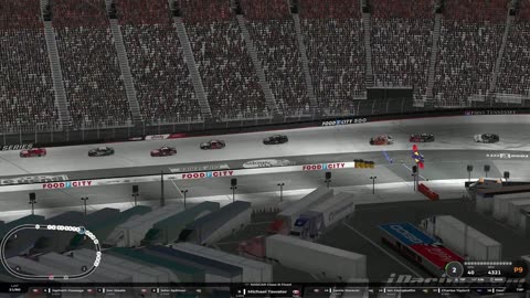 It's Bristol Baby! Top 5 finish by a nose. iRacing Class A 1440p