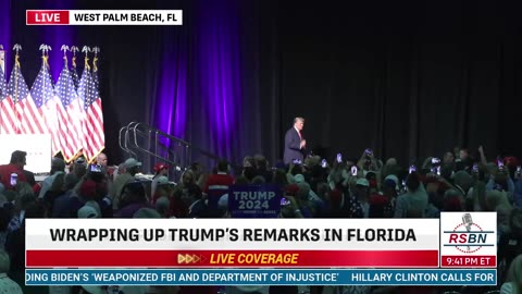 FULL EVENT: President Donald J. Trump Visits Club 47 in West Palm Beach, FL 10/11/23