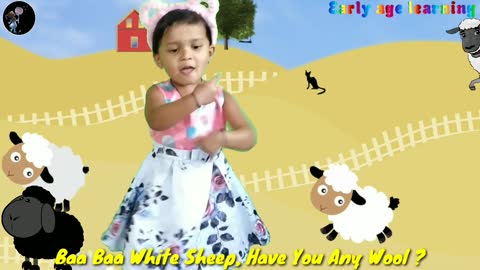 Baa baa black sheep nursery rhyme