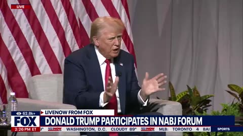 WATCH FULL: Former President Trump fiery discussion at NABJ Forum in Chicago I LiveNOW FOX