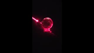 Laser Play With Crystal Photography Ball