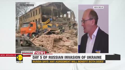 Day 5 of Russian invasion_ Ukraine says the pace of the Russian offensive slowed
