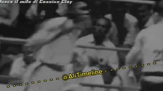 Young Muhammad Ali (Cassius Clay) vs Yvon Becot - Ali too fast (1960)