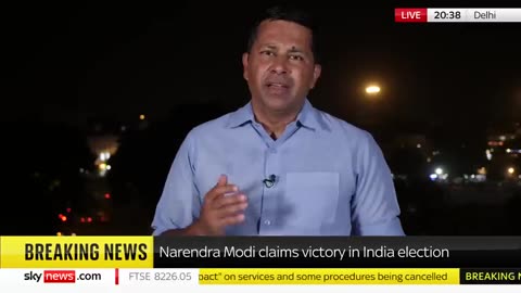 India election_ Narendra Modi claims victory for his coalition Sky News