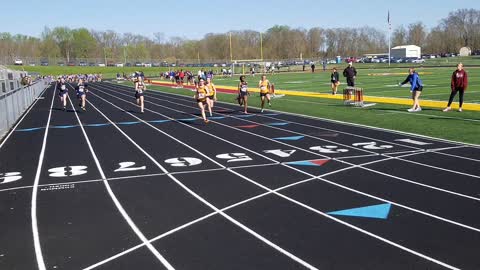 4.26.22 - Girls 100m Dash @ Cooper HS