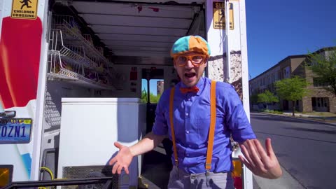 Blippi Visits an Ice Cream Truck Math and Simple Addition for Children