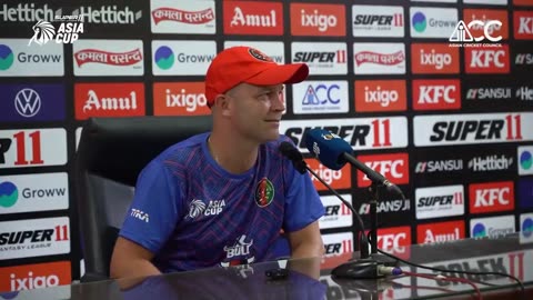 Match 6 || Press Conference || Jonathan Trott - Head Coach || Afghanistan