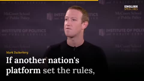 MARK ZUCKERBERG: Free Speech