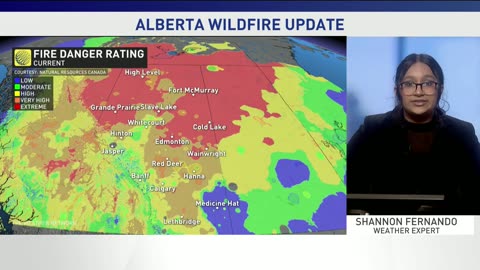 Stubborn ridge forecasted to worsen Alberta's wildfires